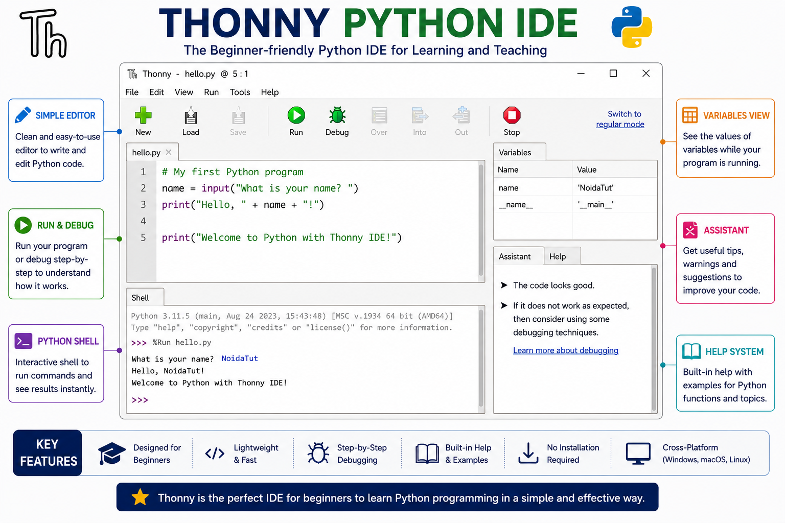 Thonny Python IDE